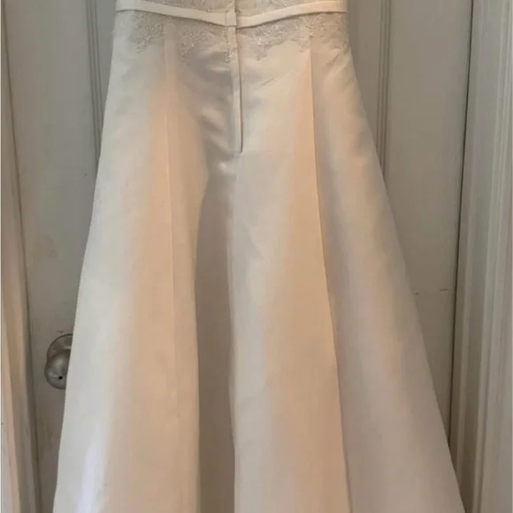 David's Bridal Flower Girl Dress Sz 12 - Picture 2 of 5
